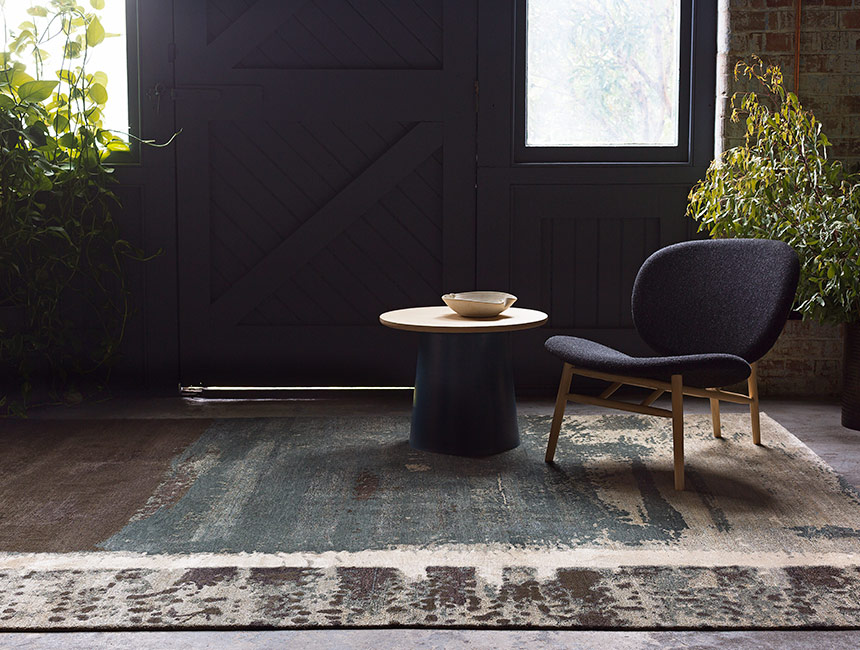 Palimpsest - Hand-knotted rug designed by Hare + Klein for Designer Rugs